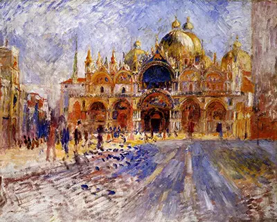 The Piazza san Marco Pierre-Auguste Renoir
